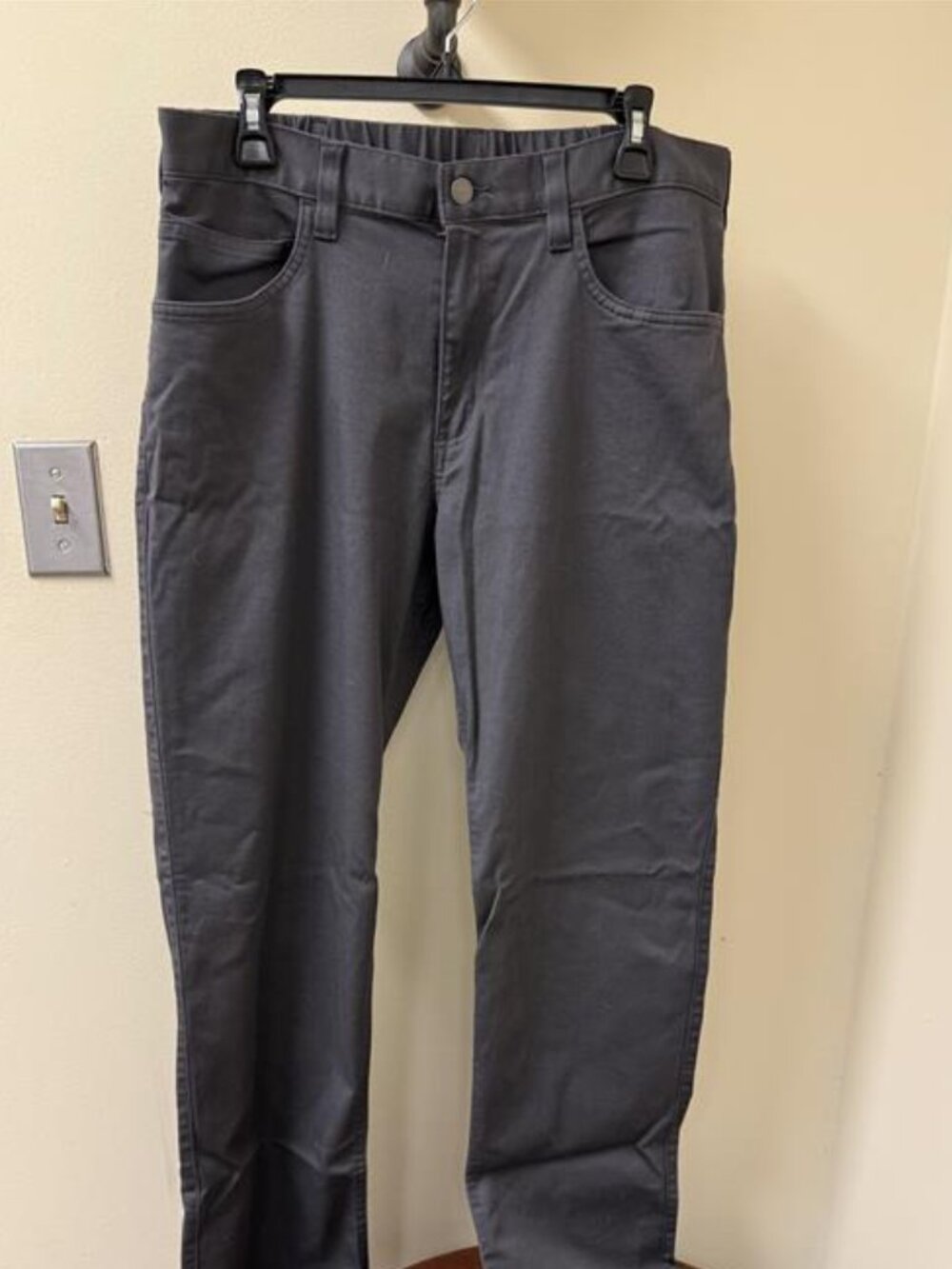 Carhartt Force Pants 34x34 Gray Relaxed Fit BN6279-M Workwear EUC
